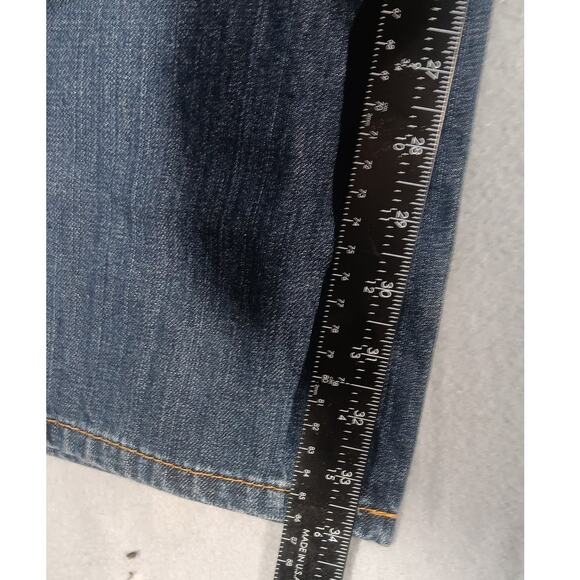 Levi’s 527 Slim Bootcut Jeans Men’s 38x34 Dark Wash Denim NWT baggy stretch - Picture 2 of 7